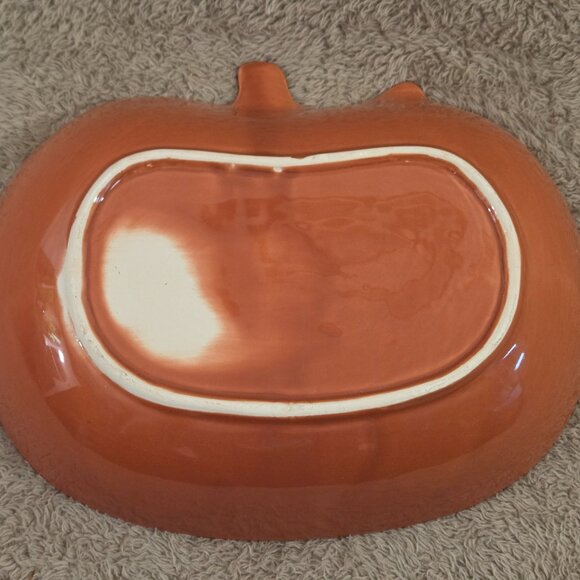 Pumpkin Serving Platter Bowl – Holiday Table - Picture 2 of 4